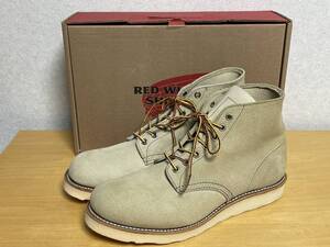 未使用品 REDWING レッドウィング 8167 6inch PLAIN TOE TAN ROUGH OUT SUEDE プレーントゥ タン ラフアウト スエード 9E