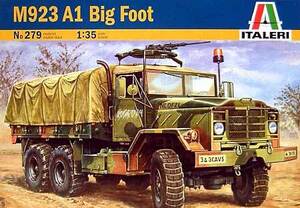 1/35 U.S. ARMY 5t トラック アメリカ 現用陸軍輸送車 M-923A1 BIG FOOT ビッグフット イタレリ製品