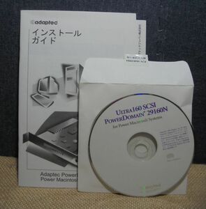 ADAPTEC　ULTRA160 SCSI POWER DOMAIN 29160N for Macintosh Systems　CD-ROM のみ