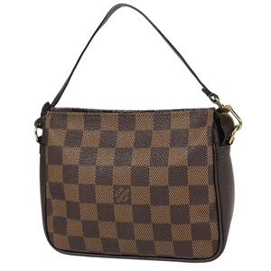 ルイ・ヴィトン Louis Vuitton トゥルース メイクアップ メイク コスメ アクセサリーポーチ ダミエ ブラウン N51982 レディース 【中古】