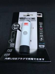 CATEYE キャットアイ VOLT100XC [HL-EL051RC] USB直挿し充電式 フロントライト　自転車　ロードバイク