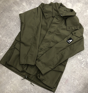 ▲ Barbour バブアー ARK AIR アークエアー リップス トップ ジャケット アウター ミリタリー フード付き サイズM KHAKI カーキ 104