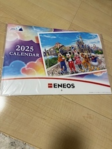 ♪ENEOS　エネオス　2025　ディズニー壁掛けカレンダー　未開封　非売品♪