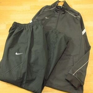 ◎NIKE ナイキ L 上下セット◆ジャージ ジャケット&テーパードパンツ◆メンズ グレー◆BA0911