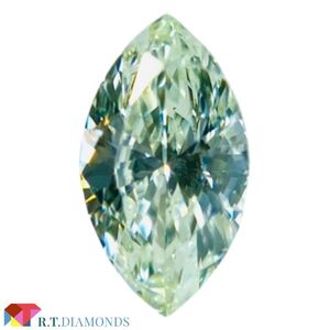 VERY LIGHT GREEN YELLOW 0.173ct MQ/RT2466/CGL