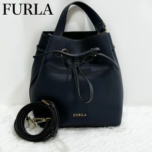 新品同様！FURLA フルラ　コスタンザ　2wayショルダーバッグ　ハンドバッグ