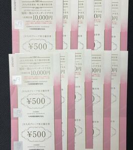 ★送料無料★ JR九州グループ株主優待　500円券×50枚(25,000円分)　高速船 割引券×10枚★