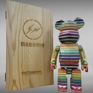 BE@RBRICK x カリモクx 400% by MEDICOM TOY ベアブリック fragment design 置物 ■ 中古 ■ 美品 ■ 箱付き