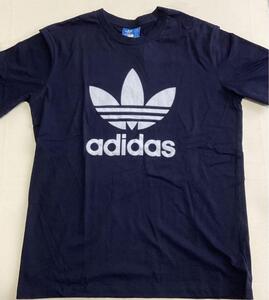 adidas アディダス Tシャツ ◆アディダスオリジナルス adidas originals Tシャツ ◆US Lサイズ◆ネイビー◆長期保管デッドストック未使用品