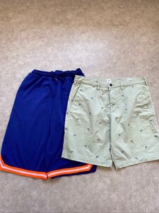 GAP ギャップ ハーフパンツ ショートパンツ BROWNY ジャージ メンズボトムス2点セット4☆ちょこオク☆服80