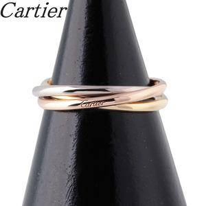 カルティエ トリニティ リング #47 エクストラスモール XS 750 スリーカラー 新品仕上げ済 Cartier【17609】