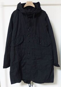 Engineered Garments エンジニアードガーメンツ Highland Parka Nyco Ripstop ハイランド パーカー S 黒 モッズコート