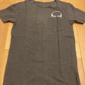 スカル ポケット Tシャツ ブラック Sサイズ