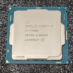 CPU Intel Core i7 7700K 4.2GHz 4コア8スレッド KabyLake PCパーツ インテル 動作確認済み (7)