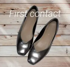 ファーストコンタクト　First contact  ローヒールパンプス