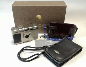 【1円スタート】MINOLTA TC-1 ミノルタ G-ROKKOR 28mm F3.5 ミノルタ フィルムカメラ AFコンパクトカメラ 平井製作所製ケース付 動作品