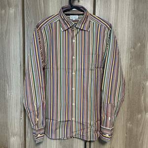 665 paul smith ポールスミス 長袖マルチストライプ　ドレスシャツ