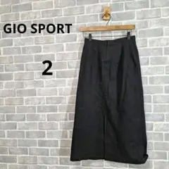 GIO SPORT　ロングスカート　日本製　ワールド　綿55%　ヴィンテージ