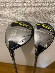 ブリヂストン　TOUR B ツアーB JGR フェアウェイウッド 【5W】ユーティリティ 【4U】2本セット レフティ　左 純正シャフト　フレックスS