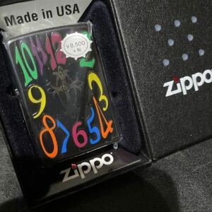 アナログ時計柄 zippo