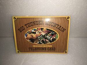 【人気】◆◇Tokyo Disneyland◇◆テレホンカード〜BIG THUNDER MOUNTAIN〜【人気】