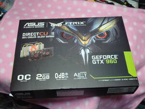 ASUS GEFORCE GTX960 2GB STRIX-GTX960-DC2OC-2GD5 完動美品 送料無料