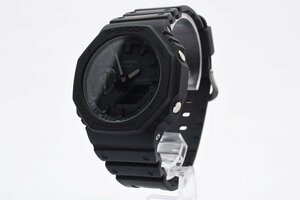 美品 箱付き 稼働品 カシオ ジーショック GA-2100 アナデジ ブラック クォーツ メンズ 腕時計 CASIO G-SHOCK