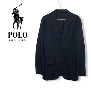 ★Polo Ralph Lauren ポロバイ ラルフローレン★メンズ 3B 段返り テーラード ジャケット コットン ネイビー size 40 管:C:08