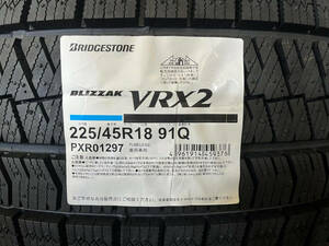 【タオル付き 2023年製】送料込み 117,000円～ VRX2 225/45R18 91Q 4本セット 日本製 最短当日発送可 タイヤのみの販売です