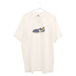 NIKE ナイキ 90s～00s VINTAGE WAFFLE ヴィンテージ ワッフルシュー デッドストック 半袖 プリント Tシャツ ホワイト