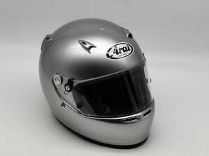 Arai アライ Arai GP-5X Snell 四輪用 GP5X プラチナシルバー フルフェイスヘルメット XLサイズ