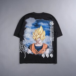 Darc Sport DRAGON BALL Z GOKU PREMIUM OVERSIZED TEE BLACK M ダルクスポーツ ドラゴンボールZ 悟空 オーバーサイズ Tシャツ ブラック 黒