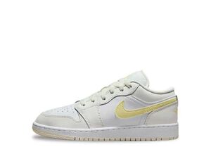 Nike GS Air Jordan 1 Low "Sail/White/Laser Fuchsia/Light Laser Orange" 22.5cm FV8486-181