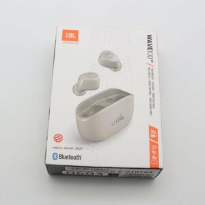 4014▲ JBL WAVE100 TWS 完全ワイヤレスイヤホン Bluetooth/USBタイプC/アイボリー JBLW100TWSIVR【0603】