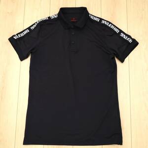 【美品】BRIEFING GOLF ブリーフィング ゴルフ 半袖 ポロシャツ MENS SHOULDER LINE POLO 半袖 日本製 サイズL 定価 ¥20,900 税込