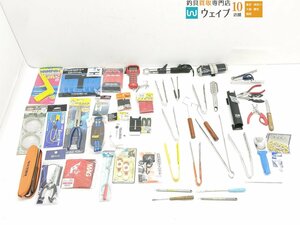 ダイワ デジタルスケール 25、ヤマシタ はずしっこ、シマノ エンドロープ 等 釣り用品 計48点セット