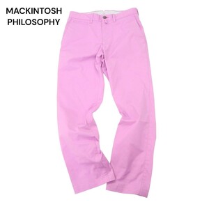 MACKINTOSH PHILOSOPHY マッキントッシュ フィロソフィー 通年 TROTTER TROUSERS トラウザー チノ パンツ Sz.36　メンズ　C4B03409_7#R