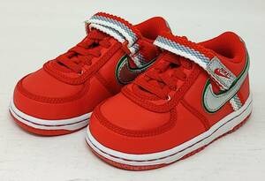 ★Nike Vandal low RED WHITE 316996 601 2008 12cm ナイキ バンダル ロー レッド★