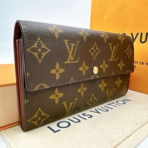 3697【極美品】LOUIS VUITTON ルイヴィトン モノグラム ポルトフォイユ サラ 長財布 二つ折り財布 ウォレット M61734/TH0022