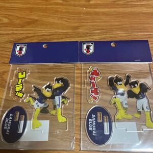 日本代表 アクリルスタンド(カラッペ&カララ) ＆チケットホルダー 新品 未開封 検 三笘薫 田中碧 堂安律 久保建英 南野拓実 三浦知良