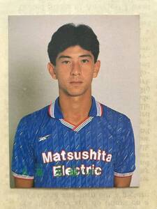 ★No.49 久高友雄（松下）1988-89年カルビーサッカーカード★日本リーグ Jリーグ 日本代表 松下電器 パナソニック ガンバ大阪 セレッソ大阪