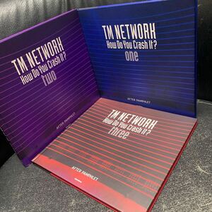 TM NETWORK How Do You Crash It? one two three AFTER PAMPHLET リットーミュージック 3冊セット