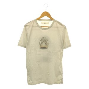 GOLDEN GOOSE / ゴールデングース | スニーカー 両面プリント Tシャツ | XS | グレー | レディース