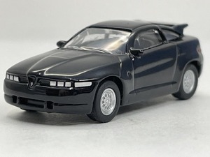 ■★サークルＫサンクス　アルファロメオ　ミニチュアカーコレクション　S.Z.（ブラック／KYOSHO／1：100スケール）