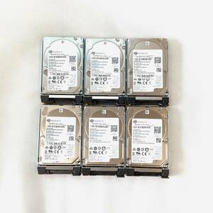 S6041262 SEAGATE 300GB SAS 10K 2.5インチ NECマウンタ HDD 6点【中古動作品】