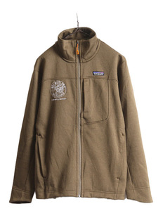 18年製 パタゴニア ユカイア ジャケット メンズ S 古着 Patagonia アウトドア 裏 フリース ジャージ ブルゾン ジャンパー ハイネック 企業