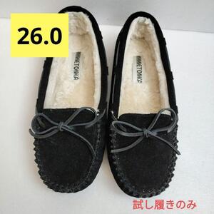 MINNETONKA　ミネトンカ　モカシン　黒　ブラック　26㎝　コストコ