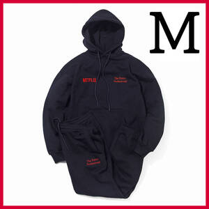 新品 M SET UP Netflix ENNOY stylistshibutsu HOODIE PANTS スタイリスト私物 セットアップ エンノイ ネットフリックス パーカー パンツ