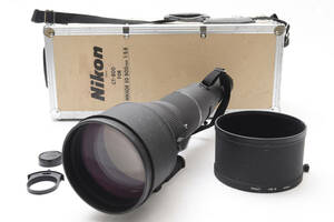 【美品】【動作確認済み】光学とてもきれい　ニコン　レンズ　Nikon Ai-s Nikkor 800mm f/5.6 MF Lens ED #240825C