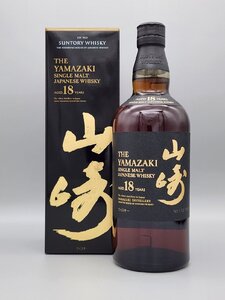 【送料無料】サントリー シングルモルトウイスキー 山崎18年 700ml　新品未開封